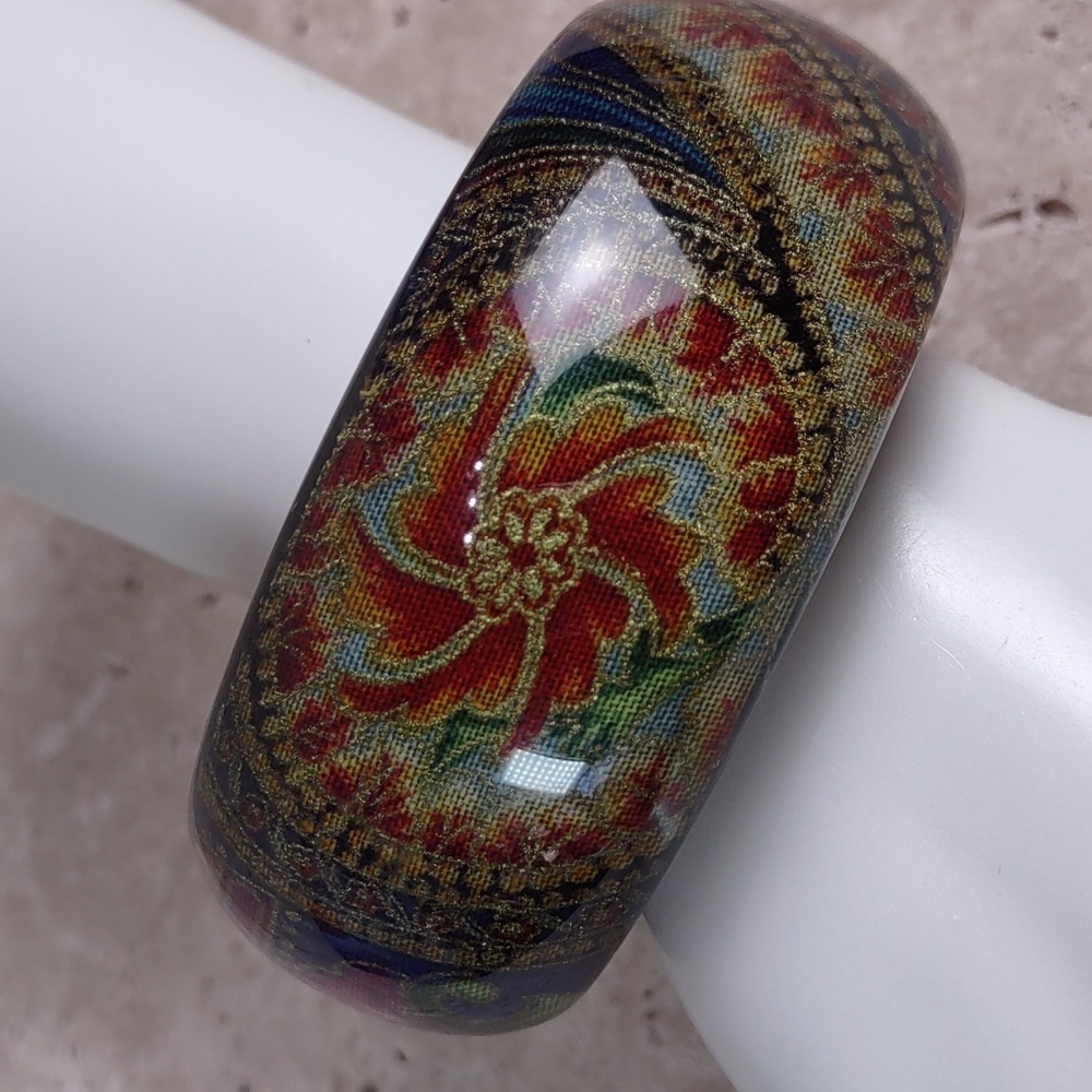 Vintage Carlos Sobral Lucite Bangle Bracelet